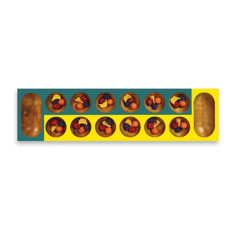 Kid-Cala Colorful Wooden Mancala Board Game for Kids