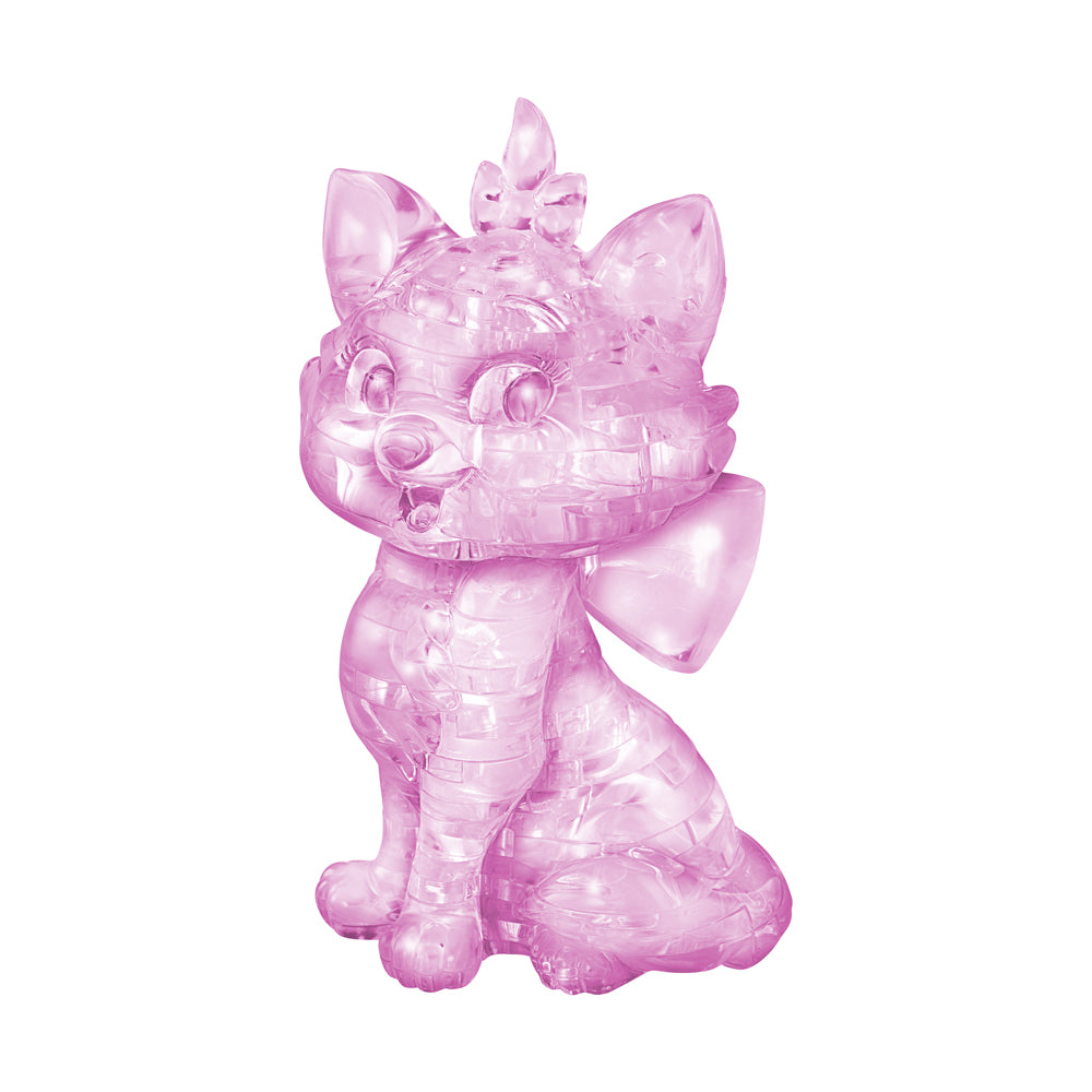 Disney Marie 3D Crystal Puzzle - Pink, 45 Pieces