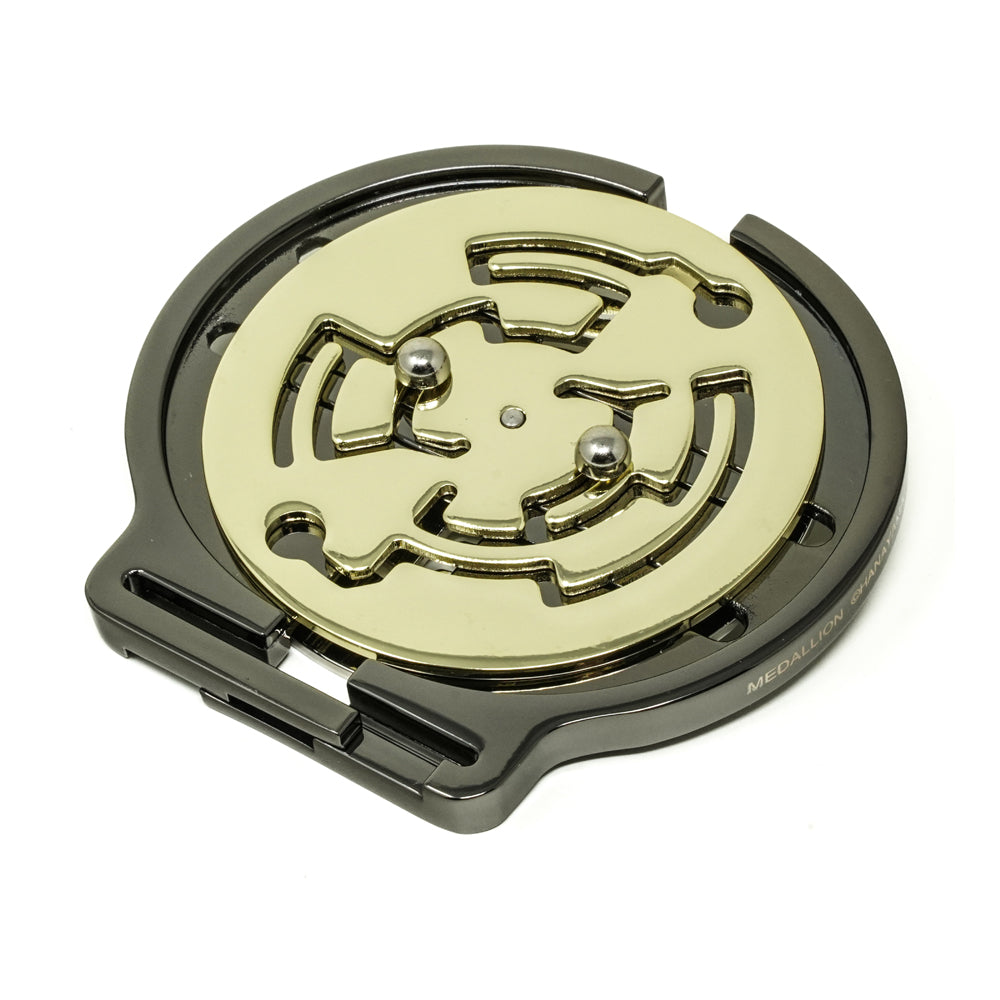 Hanayama Cast Medallion Puzzle - Level 5 Difficulty, Metal Maze