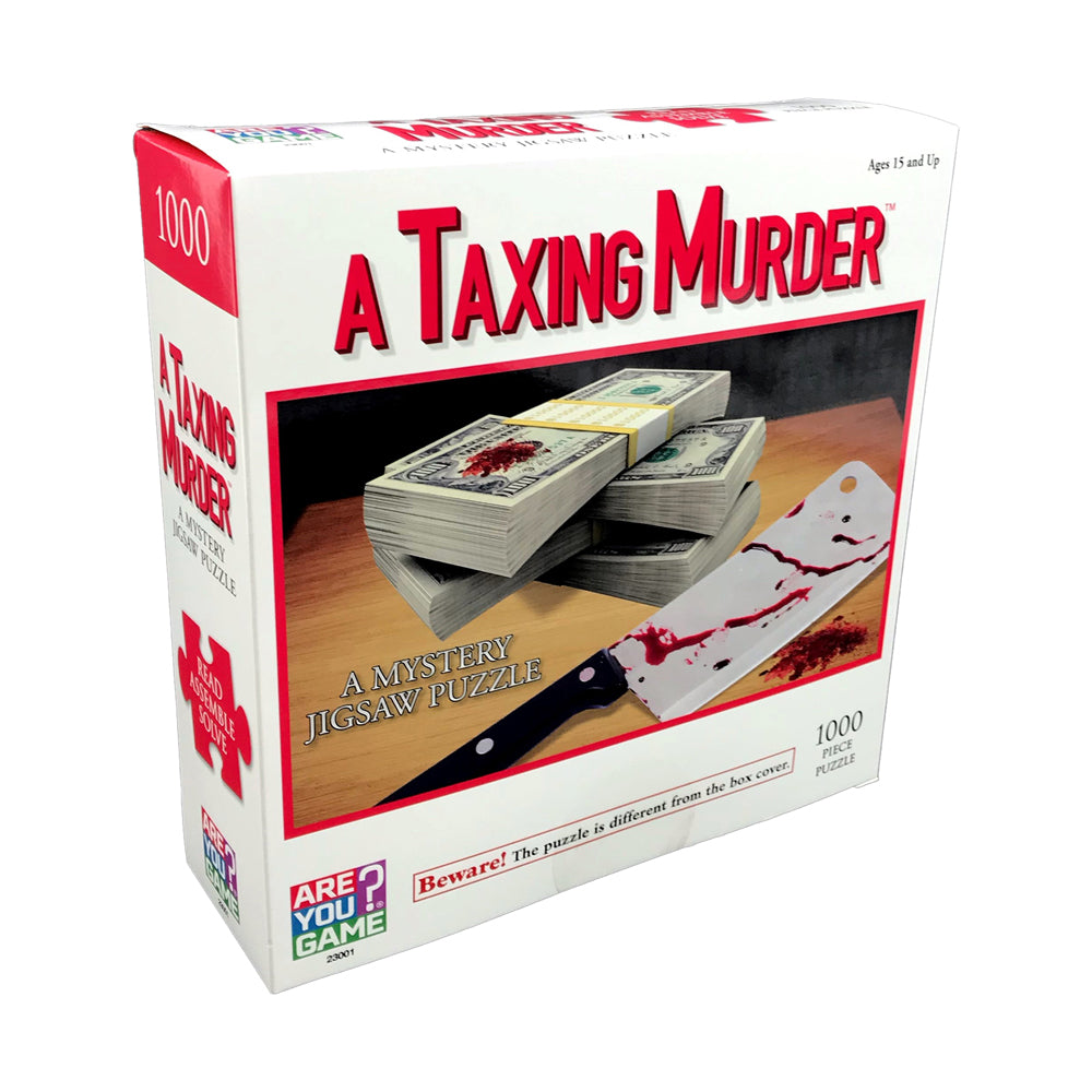 AreYouGame A Taxing Murder Mystery Jigsaw Puzzle - 1000 pc