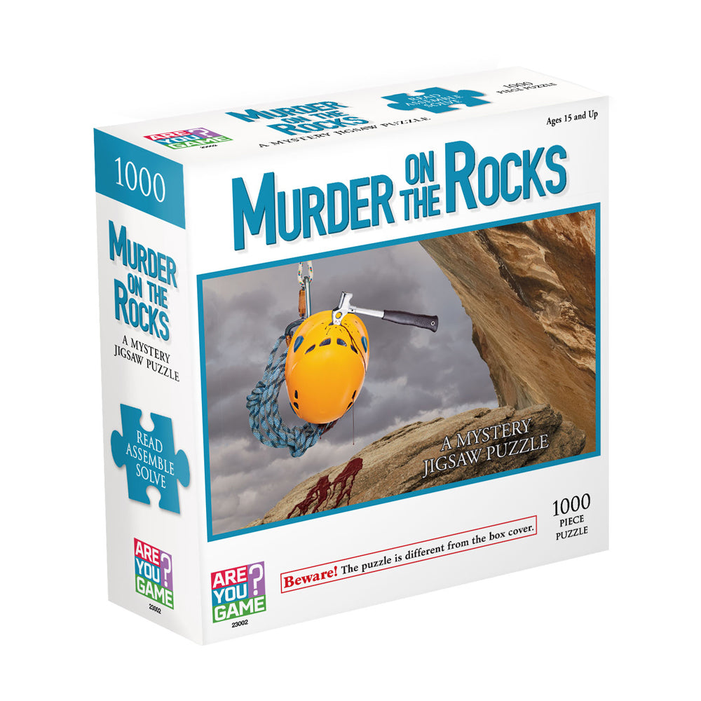 Murder on the Rocks 1000-Piece Mystery Jigsaw Puzzle