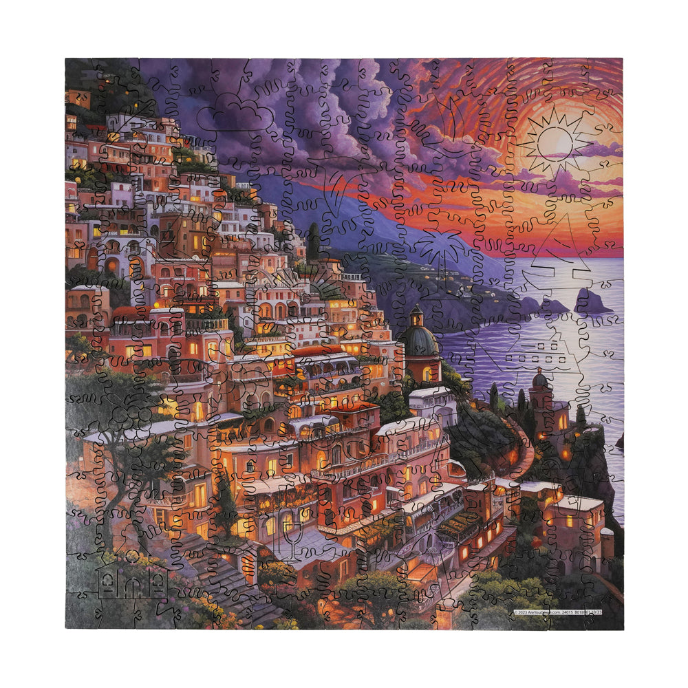 AreYouGame Ocean View Sunset Wooden Jigsaw Puzzle - 237 pcs