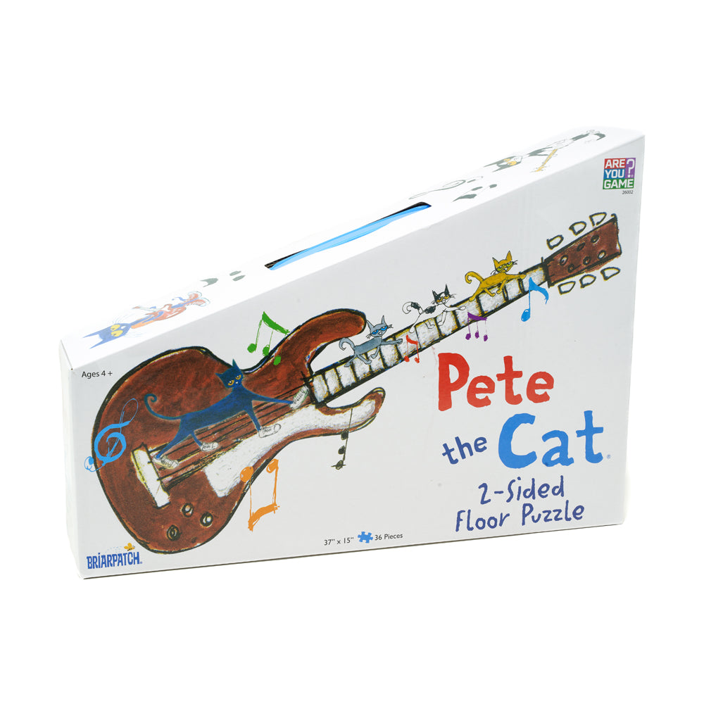 Pete the Cat 2-Sided Floor Puzzle Suitcase - 36 pc