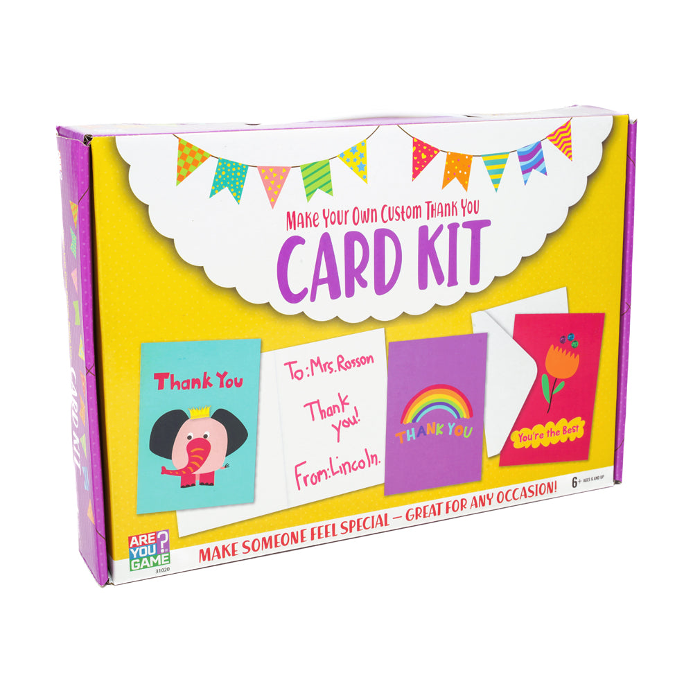 AreYouGame Creative Thank You Card Making Kit - Complete Craft Set