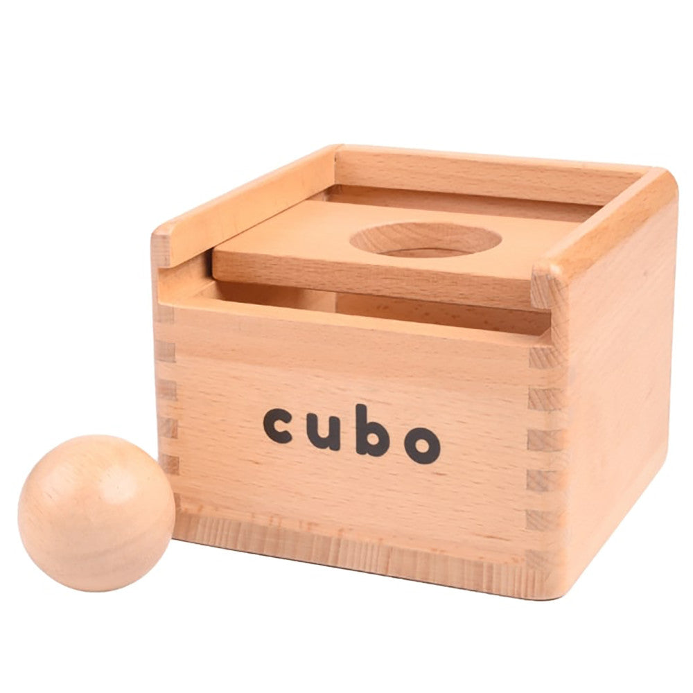 Cubo Montessori Starter Kit - 3-in-1 Imbucare Shape Box for Babies 6mo+