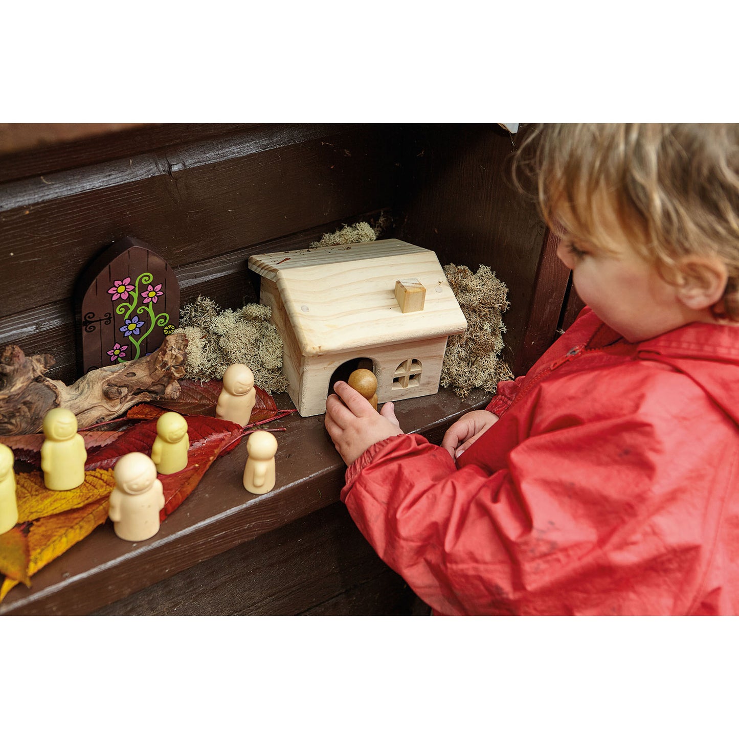 Yellow Door Little People Sensory Play Set ‚Äì 9 Stone Mix Figures