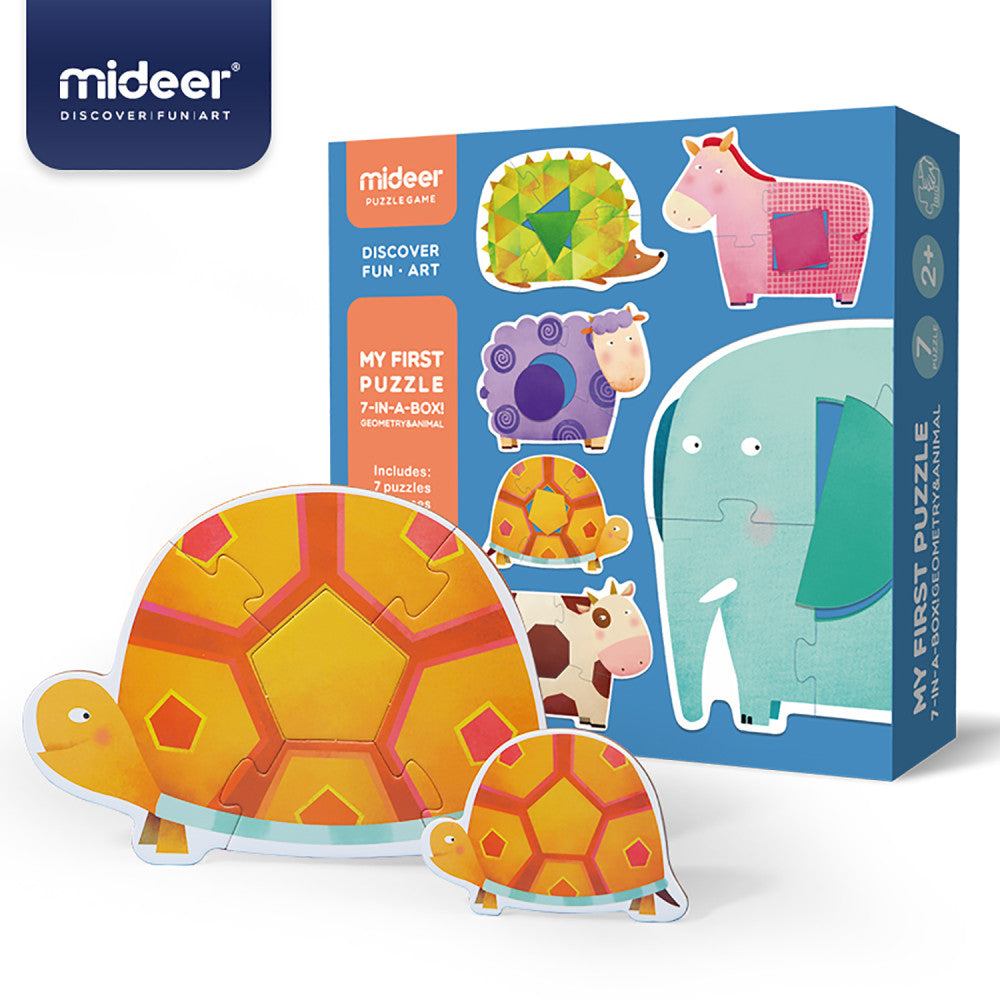 Mideer Animal-Themed 32-Piece Jigsaw Floor Puzzle for Toddlers