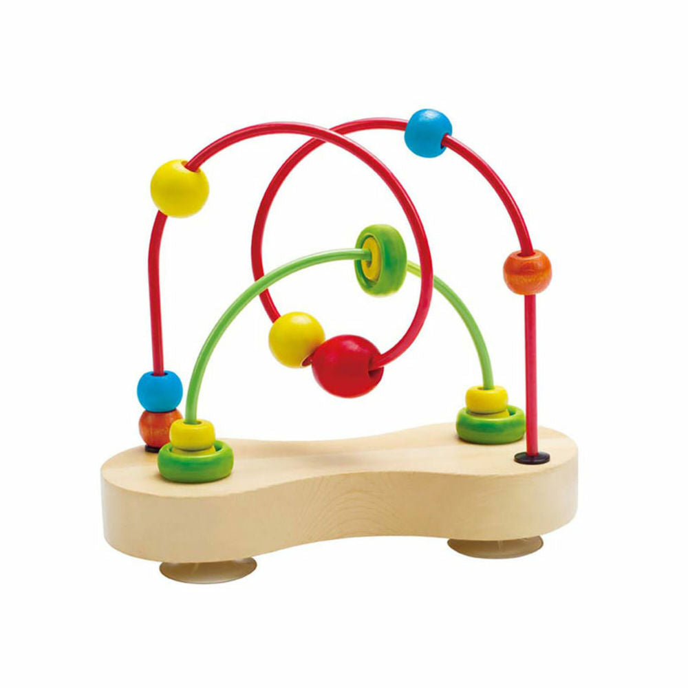 Hape Double Bubble Wooden Bead Maze ‚Äì Colorful Toddler Activity Toy