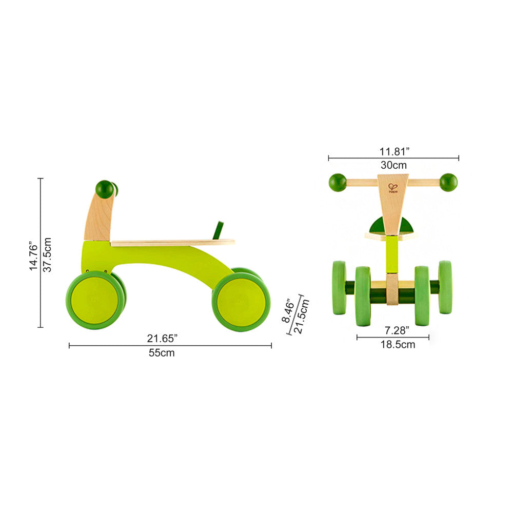 Hape scoot around kid's wooden ride on balance bike hotsell