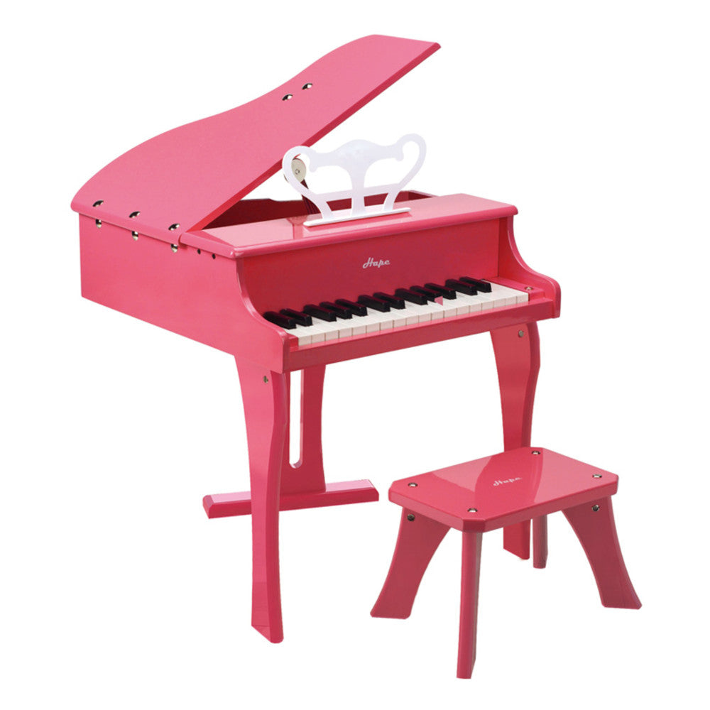 Hape Happy Grand Piano in Pink - Toddler Wooden Musical Instrument