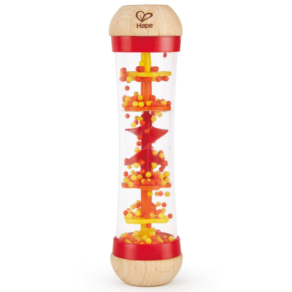 Hape: Beaded Raindrops - Red - Wooden Soothing Sounds Toy