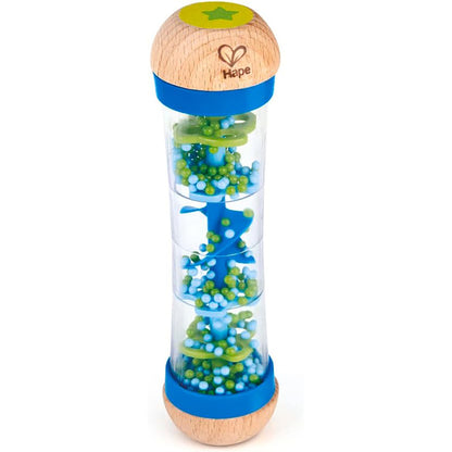 Hape: Beaded Raindrops - Blue- Wooden Soothing Sounds Toy