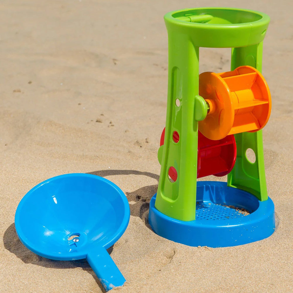 Hape: Double Sand & Water Wheel  - Beach Toy