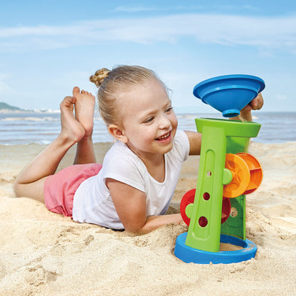 Hape: Double Sand & Water Wheel  - Beach Toy