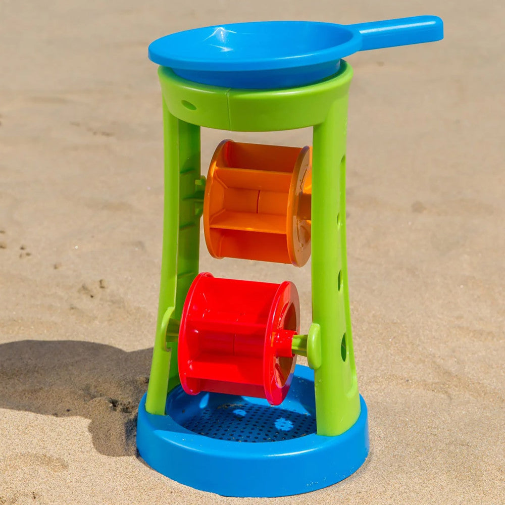 Hape: Double Sand & Water Wheel  - Beach Toy