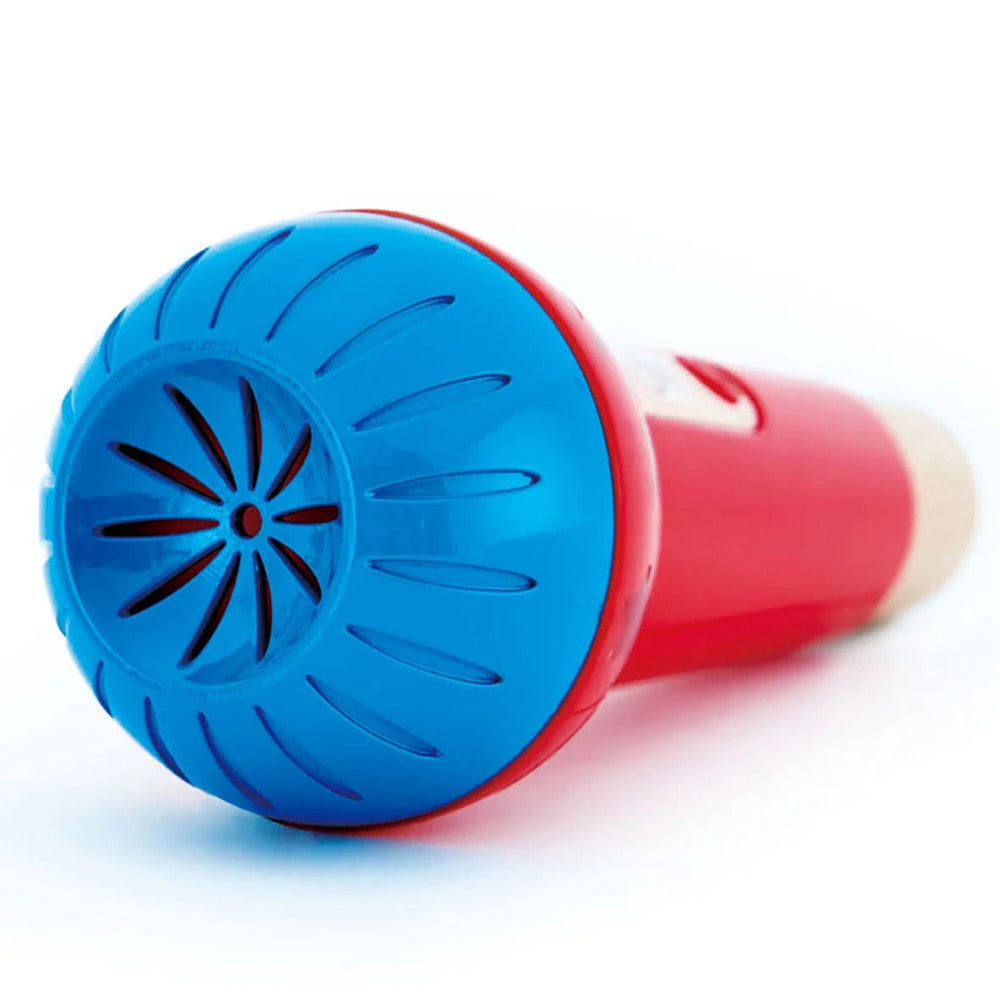 Hape: Mighty Echo Microphone - Red & Blue - Voice Amplifying & Singing Toy