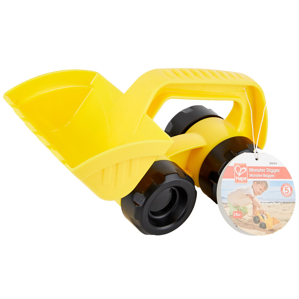 Hape: Monster Digger - Construction Vehicle, Beach & Sand Toy