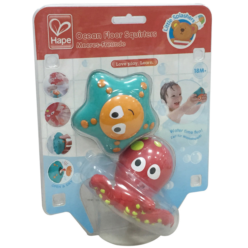 Hape: Ocean Floor Squirters - 2pc Bath Toy Set