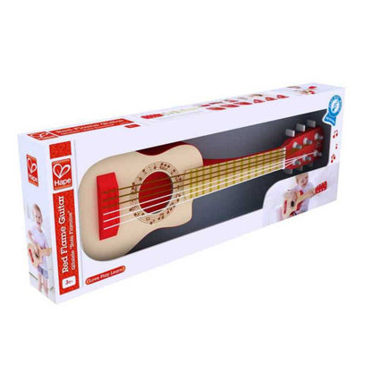 Hape Vibrant Red First Musical Guitar for Kids