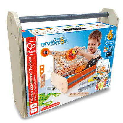 Hape: Junior Inventor: Science Experiment Toolbox - 32pc