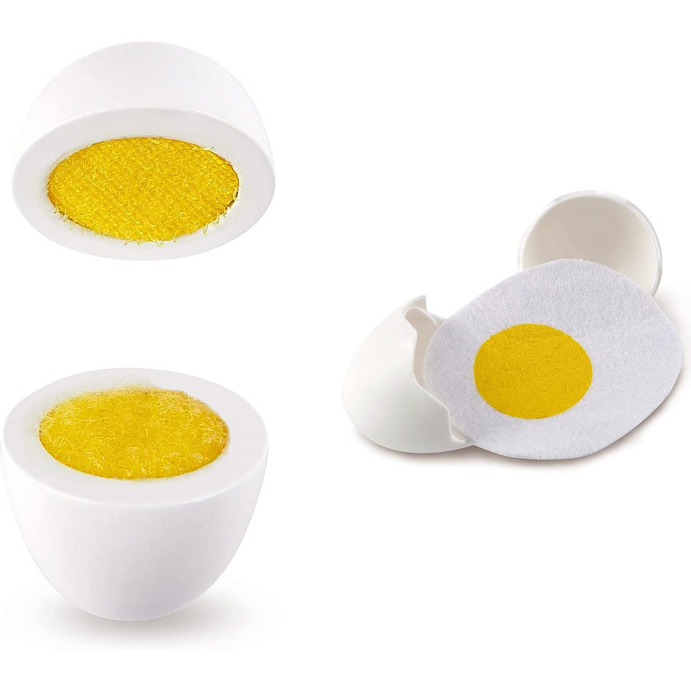 Hape: Egg Carton - 6pc, Take Apart Egg Pieces, Kitchen Food Playset