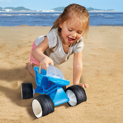 Hape: Dune Buggy - Blue - 4 Wheeled Toy Vehicle, Sand & Beach Toy