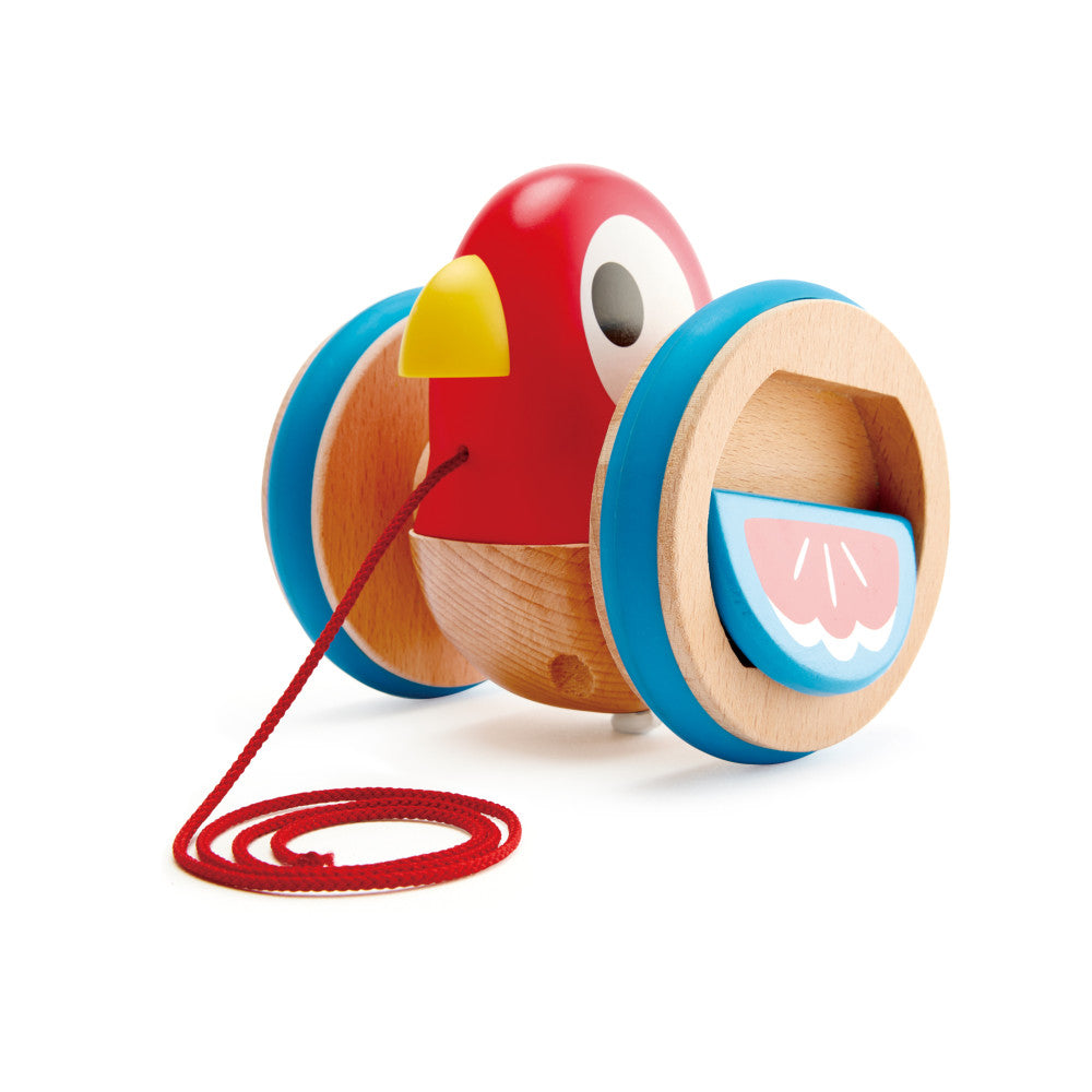 Hape Baby Bird Pull-Along - Colorful Wooden Toddler Toy for Ages 12 Months+