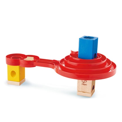 Hape: Quadrilla: Double-Sided Spiral Twist - 18pc Wooden Toy Accessory