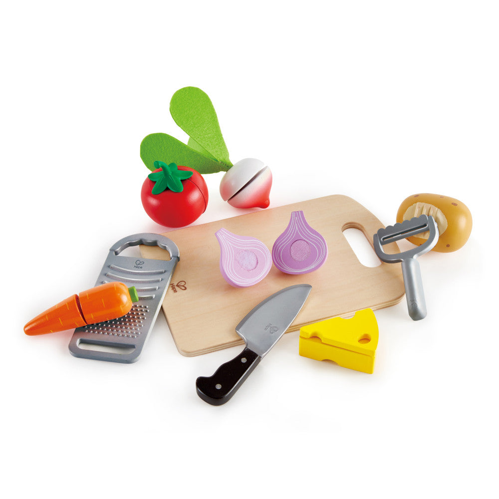 Hape Deluxe Wooden Kitchen Playset - Cooking Essentials for Kids