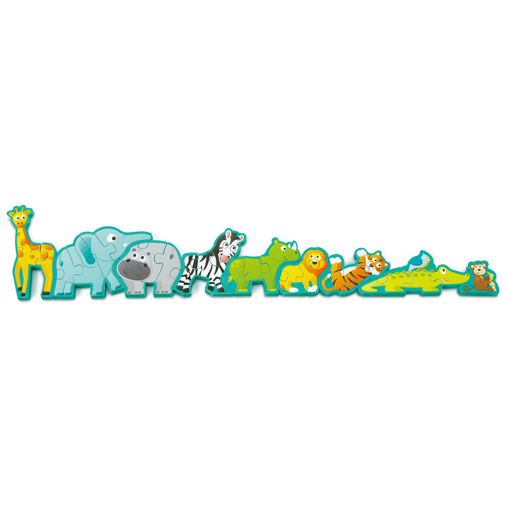 Hape: Alphabet & Animal Parade Puzzle - 26pc, Wooden Toy