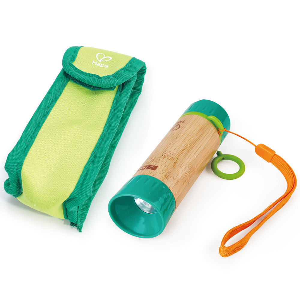 Hape: Nature Fun: Hand-Powered Flashlight, Kids Ages 4+