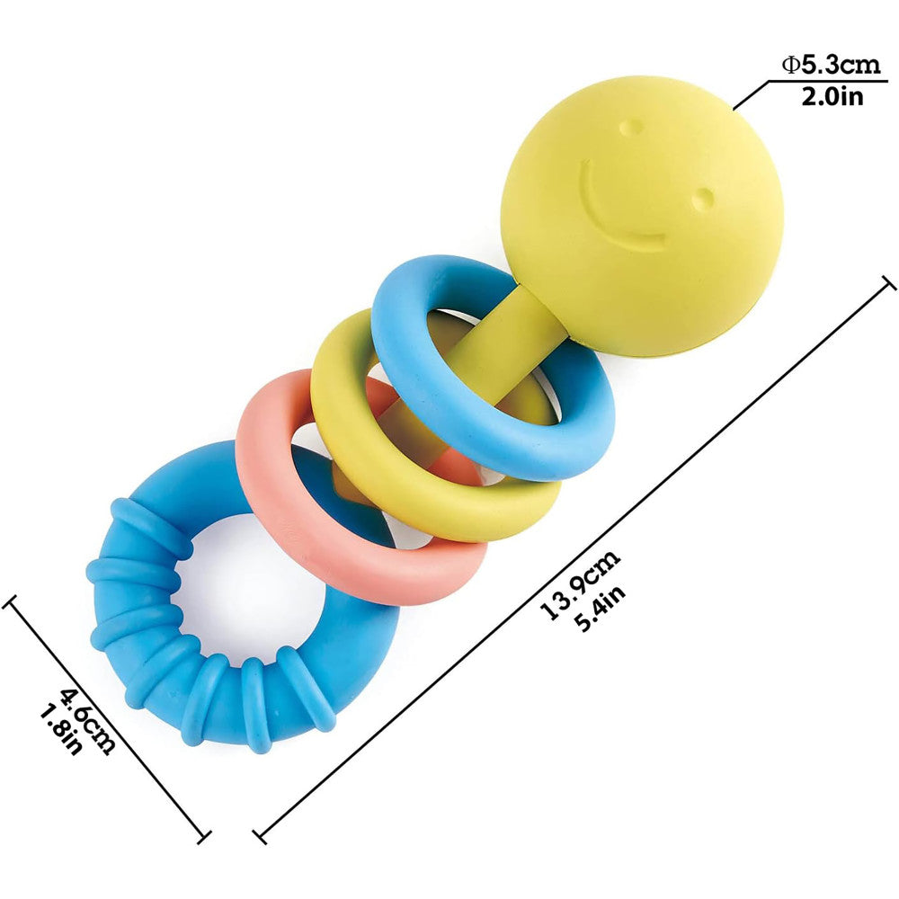 Hape: Rattling Rings Teether - Age 0mo+