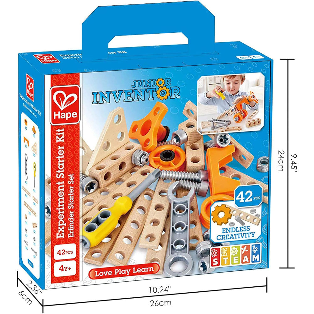 Hape: Junior Inventor: Experiment Starter Kit - 42pcs