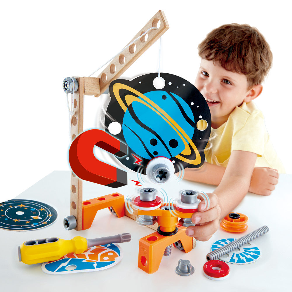 Hape: Junior Inventor: Magnet Science Lab - 34pcs