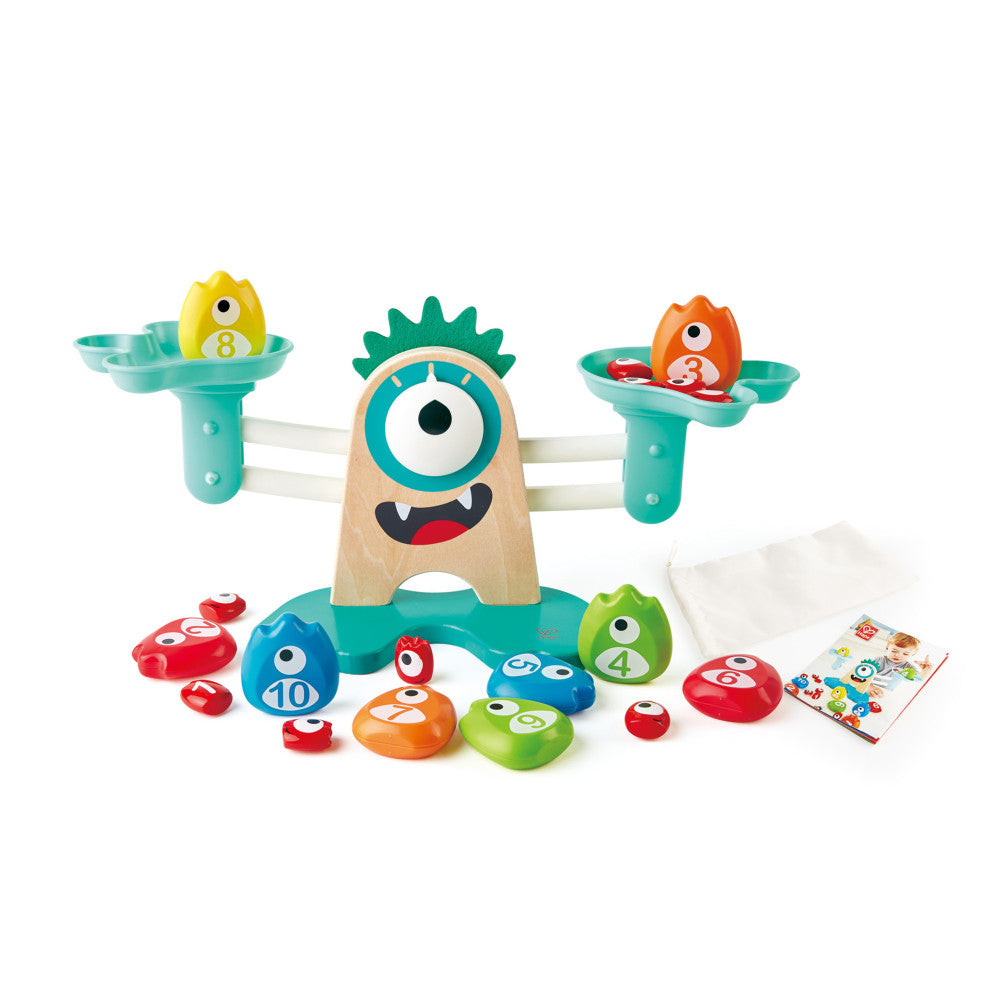 Hape Monster Math Scale - Interactive STEAM Learning Toy for Toddlers, Ages 3+