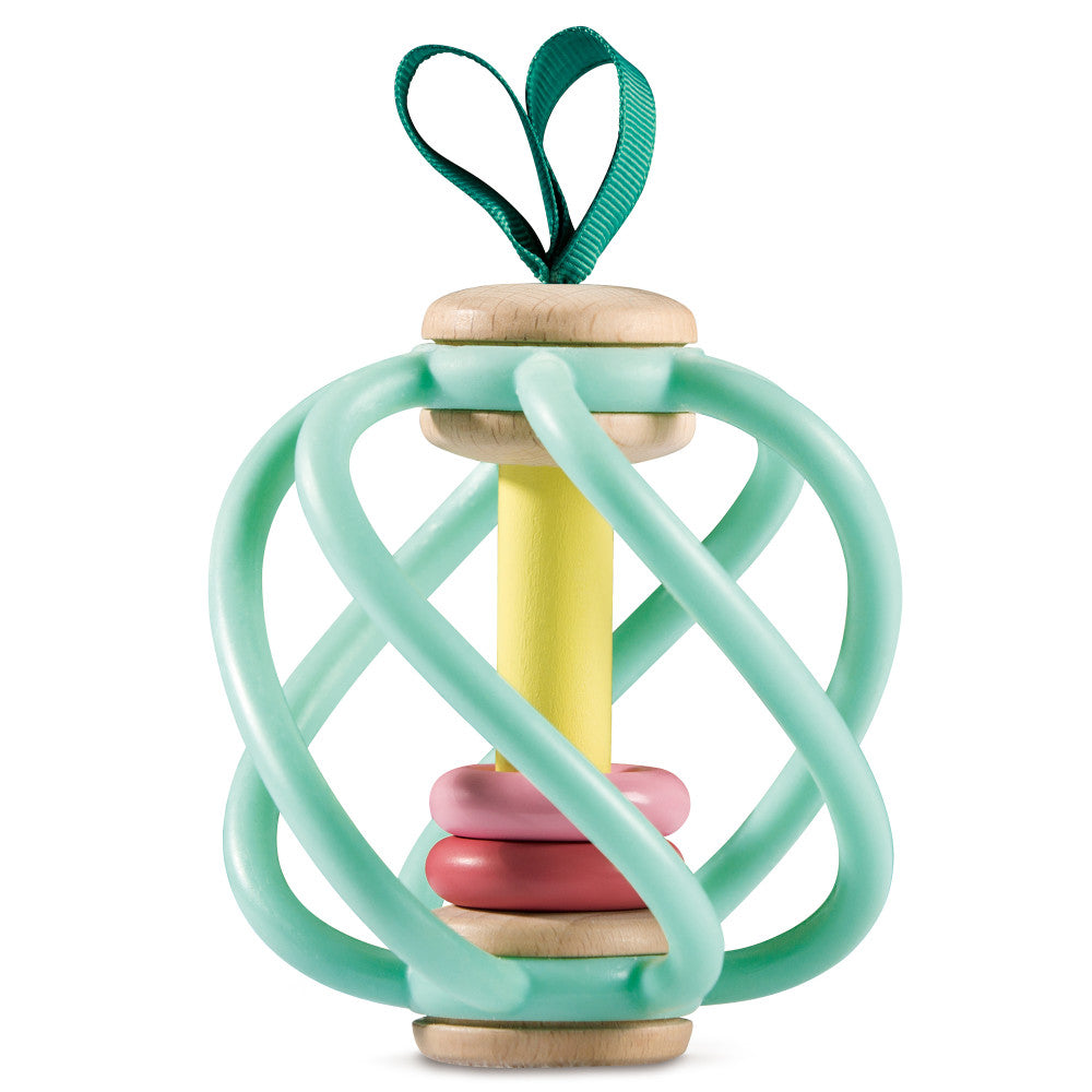 Hape: Apple Grab Toy - Green-Yellow-Red - Teether Baby Toy