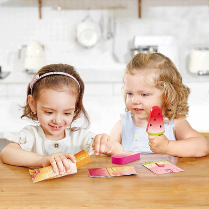 Hape: Perfect Popsicles - 3pc Wooden Toy, Kitchen Food Playset