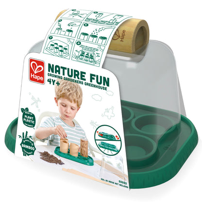 Hape: Nature Fun - Growing Gardeners Greenhouse, Kids Ages 4+