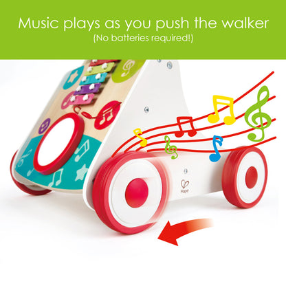 Hape My First Musical Walker - Interactive Wooden Learning Walker