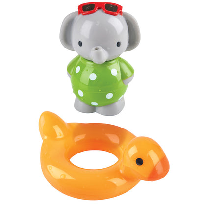 Hape: Spin Splash 'n' Swim Elephant - Bathtime Windup Spinning Toy