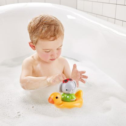 Hape: Spin Splash 'n' Swim Elephant - Bathtime Windup Spinning Toy