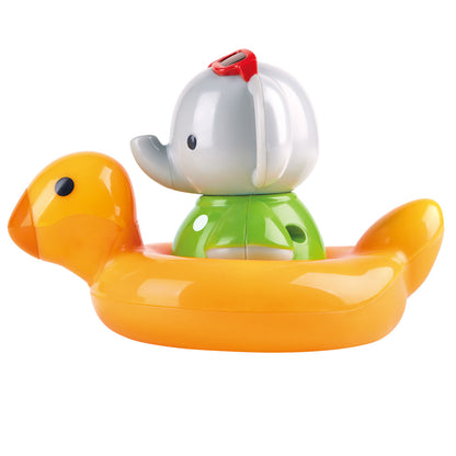 Hape: Spin Splash 'n' Swim Elephant - Bathtime Windup Spinning Toy