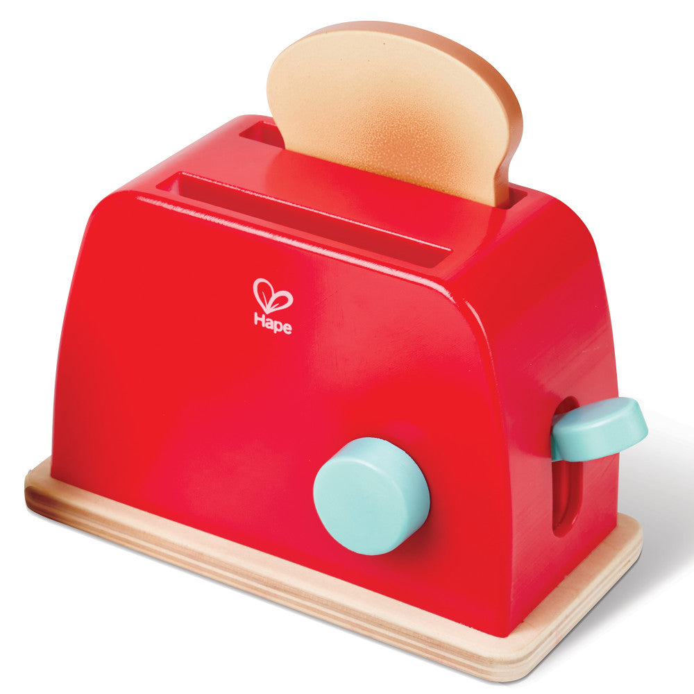 Hape Playful Pop Up Toaster Wooden Kitchen Toy in Red Toys R Us