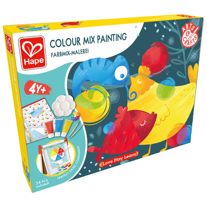 Hape: Color Mix Painting - 24pcs, Activity Art Kit