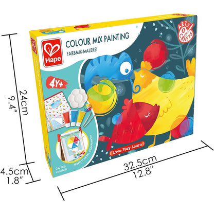 Hape: Color Mix Painting - 24pcs, Activity Art Kit