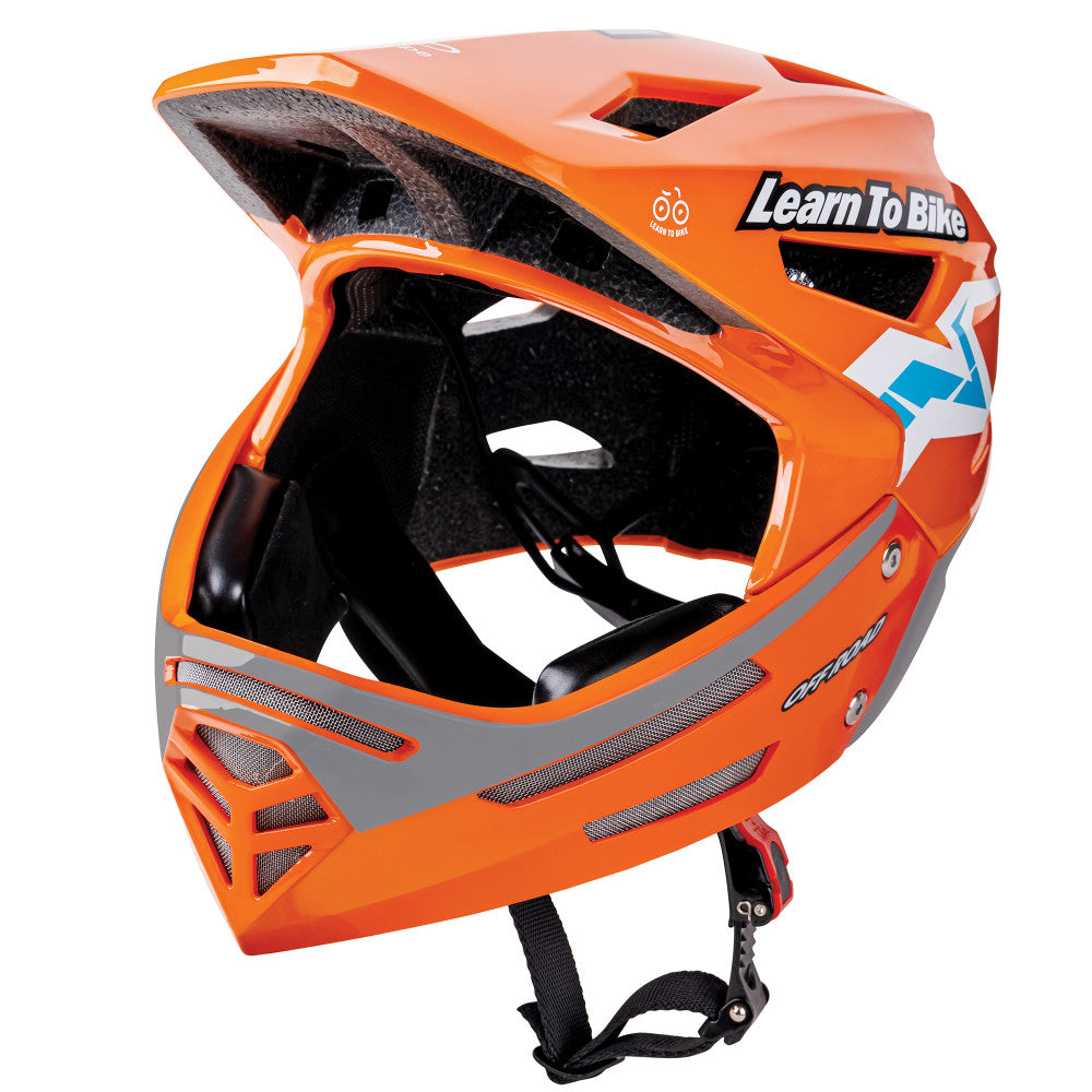 Hape: Sports Rider Safety Helmet - Orange - Full Face Bike Helmet