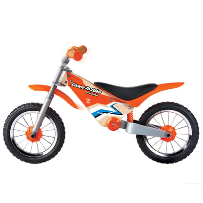 Hape: Off Road Balance Bike - Orange - 2 Wheeled, Learn To Ride