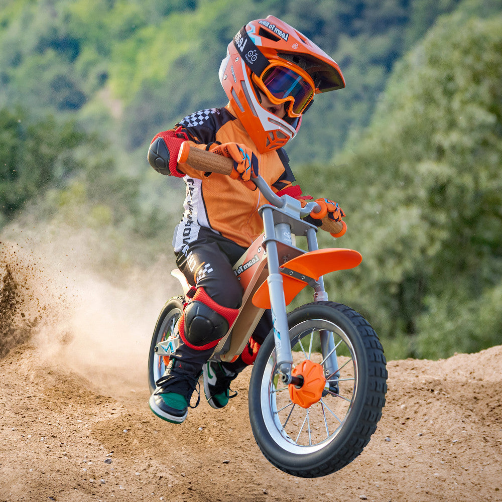 Hape: Off Road Balance Bike - Orange - 2 Wheeled, Learn To Ride