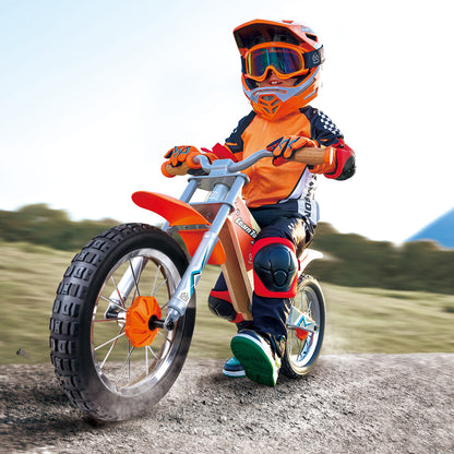 Hape: Off Road Balance Bike - Orange - 2 Wheeled, Learn To Ride