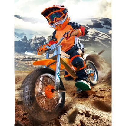 Hape: Off Road Balance Bike - Orange - 2 Wheeled, Learn To Ride